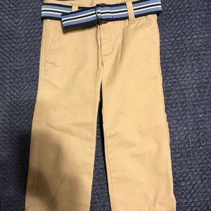 Euc Janie and Jack khakis with belt